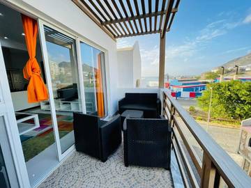 Gîte pour 4 personnes, avec terrasse et vue dans Cap-Vert