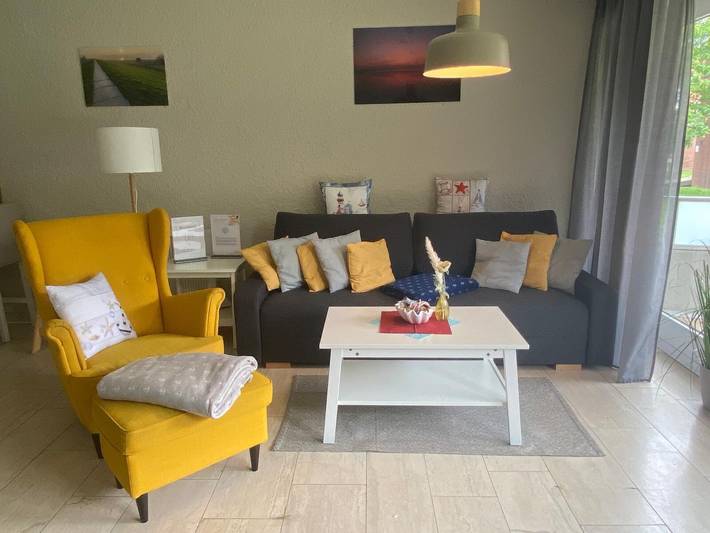 Ferienwohnung für 4 Personen, mit Balkon und Garten in Tossens
