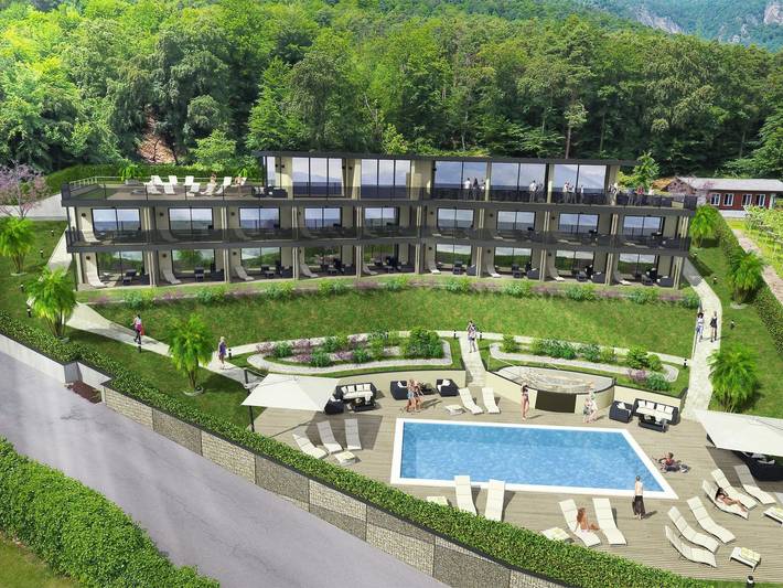 Ferienwohnung für 4 Personen, mit Terrasse und Ausblick sowie Garten und Seeblick in Überetsch-Unterland - 2