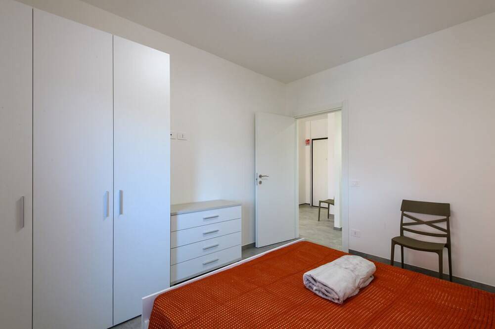Entire apartment, A comfortable and welcoming 60 square meters apartment, perfect for two people, located on the second floor of a building with an elevator (Not accessible to people with disabilities).The property is situated in a quiet area and is ideally located for th in Marotta, Mondolfo Region