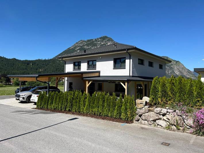 Ferienwohnung für 4 Personen, mit Garten und Ausblick, kinderfreundlich in Heiterwang