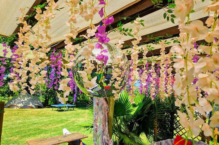 Tente pour 5 personnes, avec piscine ainsi que jardin et jacuzzi, animaux acceptés dans le Gers - 4