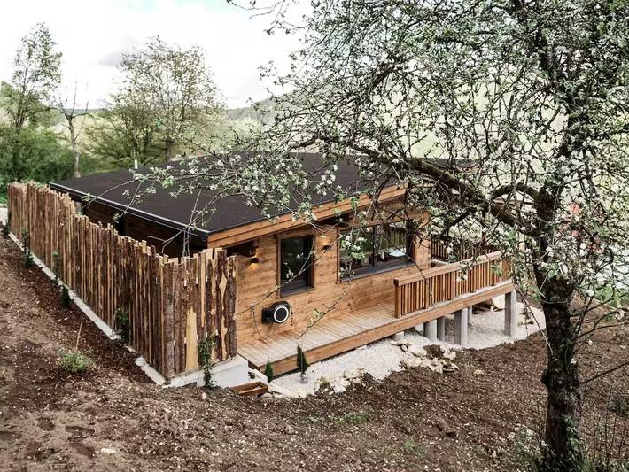 Chalet für 4 Personen, mit Balkon und Whirlpool sowie Sauna in Franken - 4