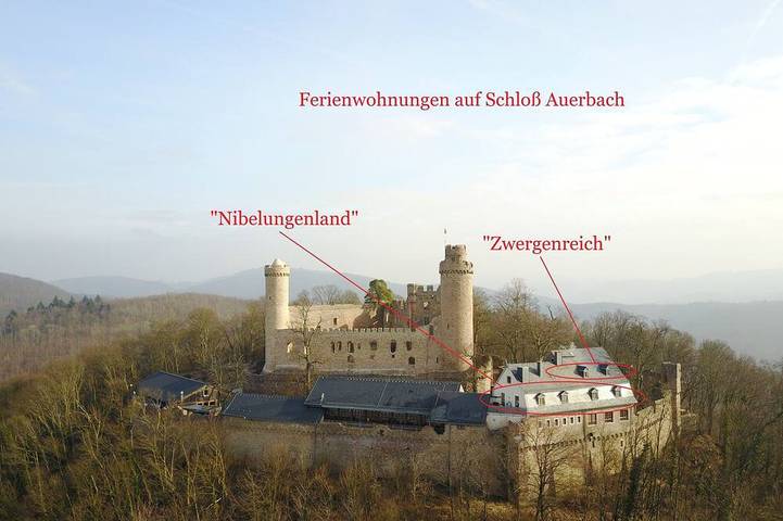 Ferienwohnung für 3 Personen, mit Haustier in Bensheim