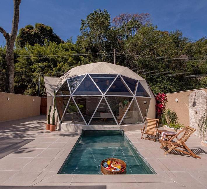 Villa pour 4 personnes, avec jardin et piscine ainsi que jacuzzi et terrasse à Rio de Janeiro