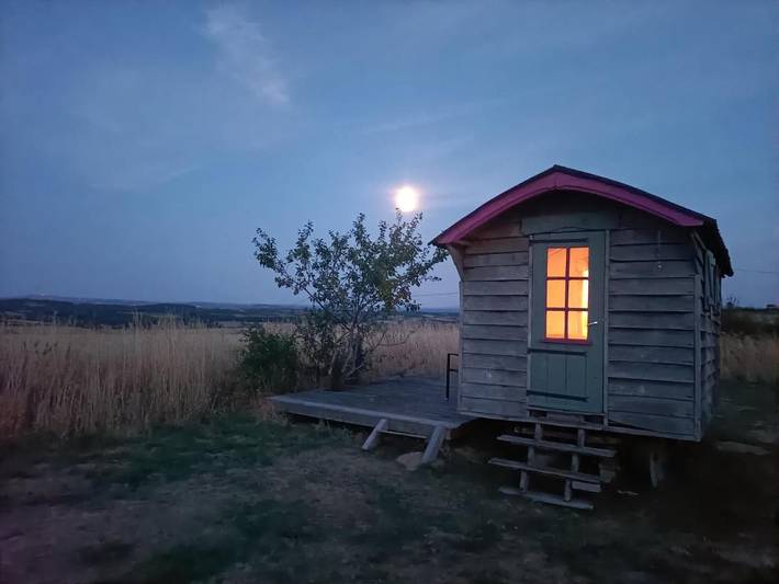 Cottage pour 2 personnes, avec jardin ainsi que terrasse et vue à Dettey