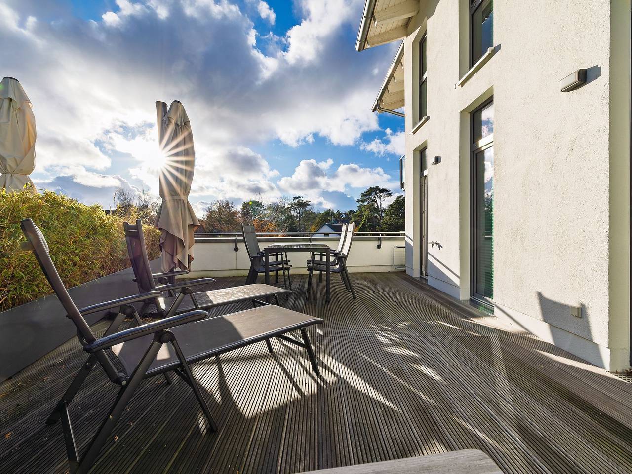 Ganze Ferienwohnung, Sonnenterrasse in Ostseebad Glowe, Glowe