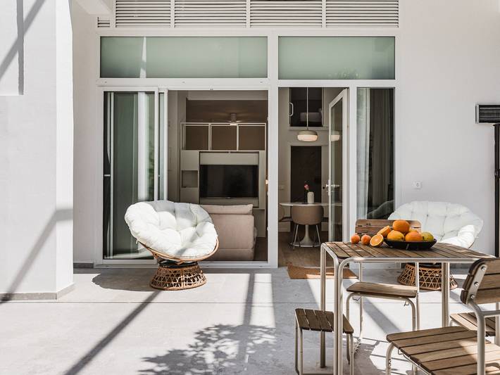 Apartamento de vacaciones para 4 personas, con jardín en Valencia