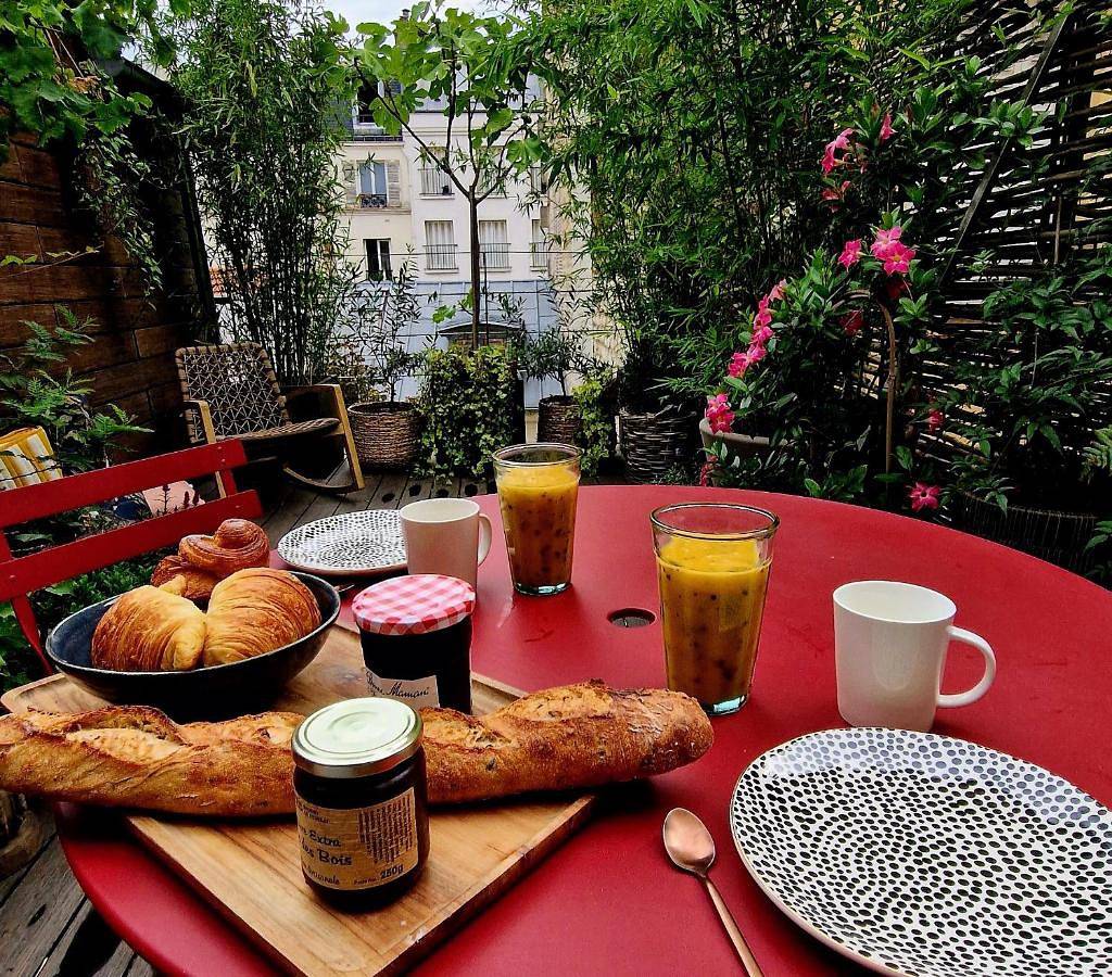 Rooftop garden in Paris in Paris, Ile de France