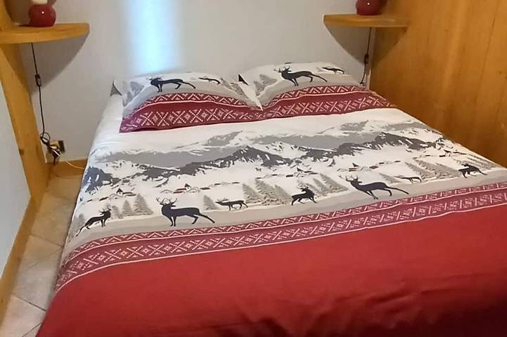 Apartamento entero, Estudio con garaje in Les Saisies, Albertville region