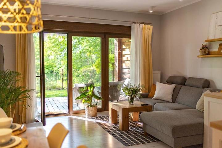 Ferienwohnung für 6 Personen, mit Seeblick und Ausblick sowie Garten