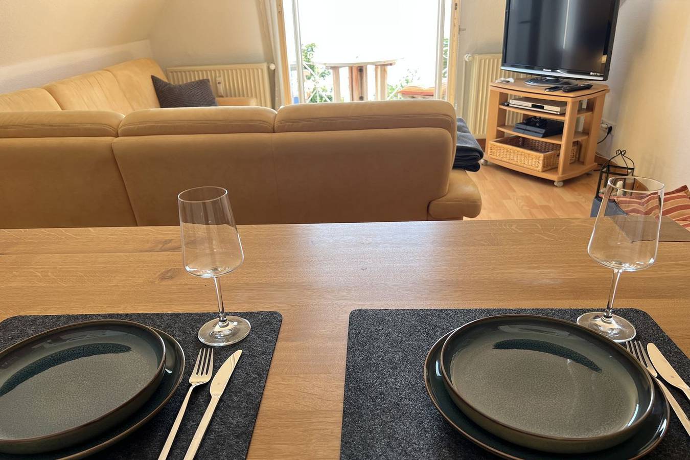 Ganze Wohnung, Ferienwohnung am Sandwall mit 3- Zimmern auf ca. 55m² mit Meerblick in Wyk auf Föhr (Stadt), Wyk auf Föhr