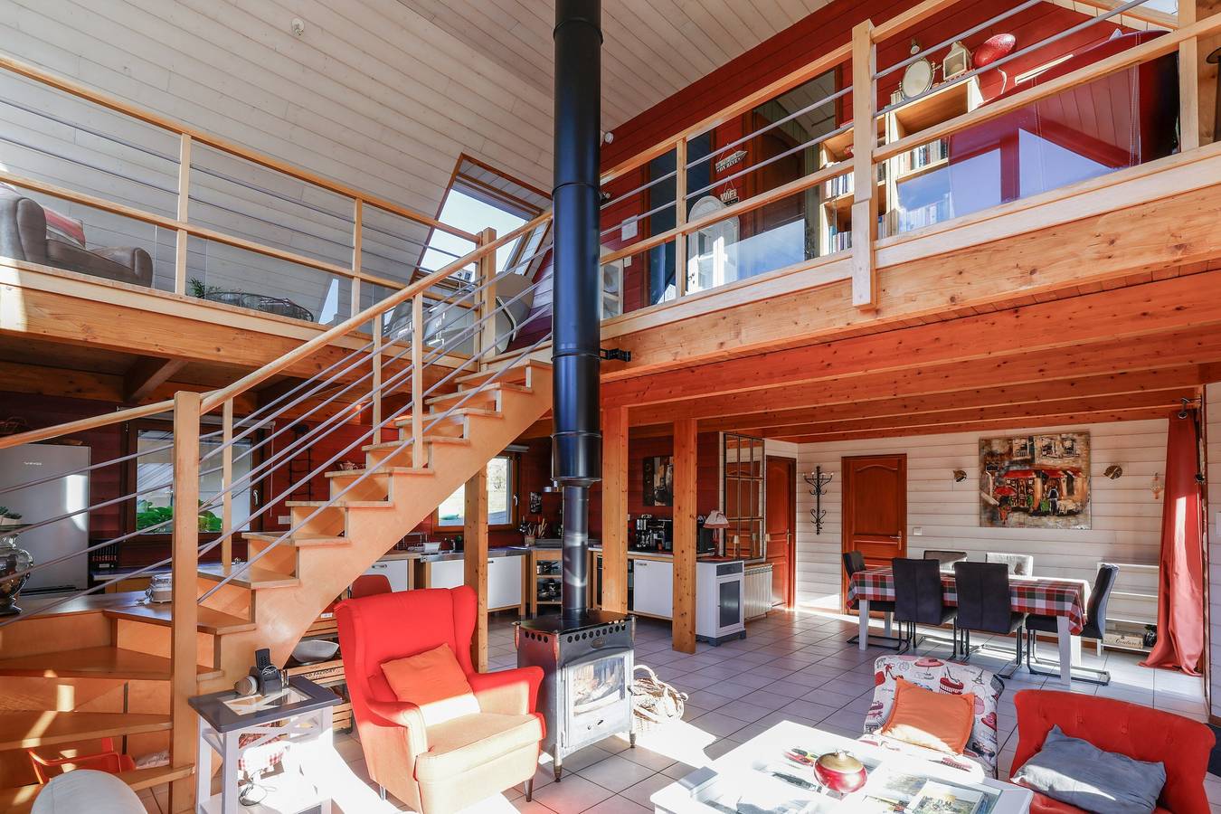 Das Holzkabinett und sein Wellnessbereich in Mûr-de-Bretagne, Guingamp Region