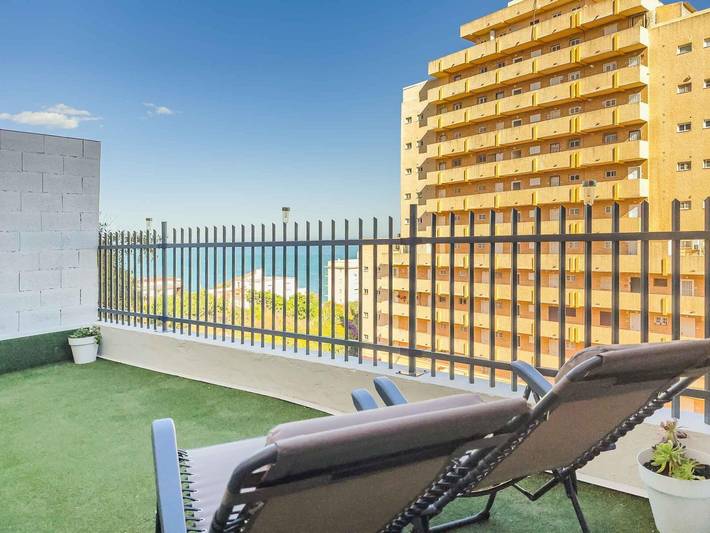 Apartamento para 4 personas, con jardín en Fuengirola