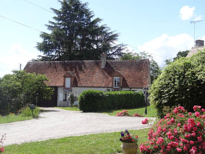 Gîte pour 4 personnes, avec terrasse et jardin, animaux acceptés à Graçay