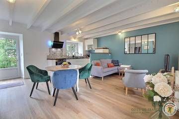 Gîte pour 5 personnes, avec terrasse et jardin ainsi que jacuzzi et sauna en Bretagne