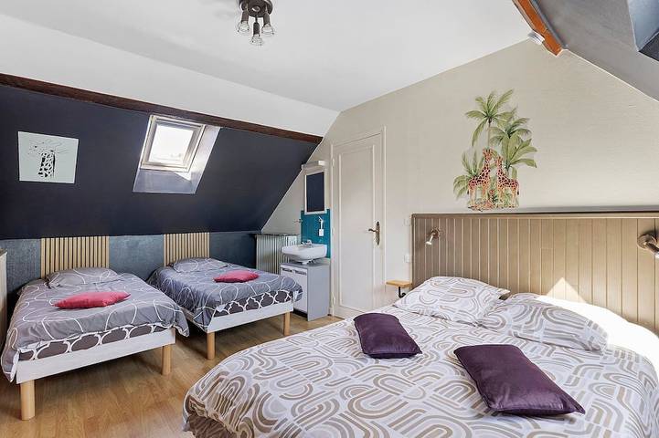 Chambre d’hôte pour 6 personnes, avec jardin et piscine