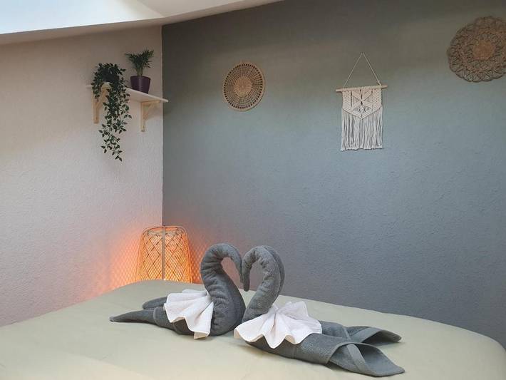 Gîte pour 2 personnes, avec Balcon et Terrasse ainsi que Vue et Vue sur le lac à Vevey - 3