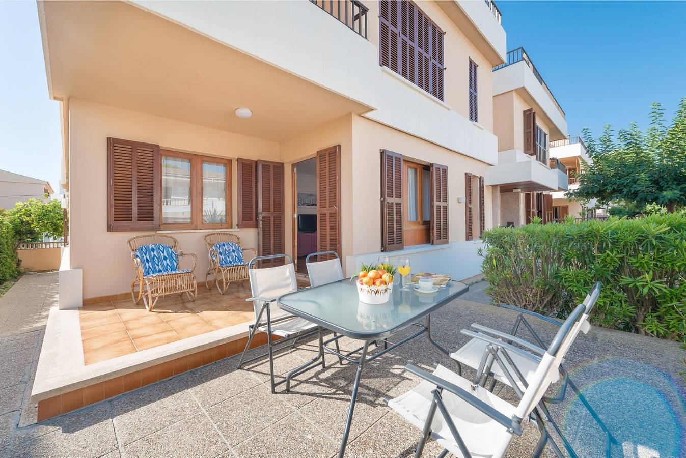 Apartamento vacacional entero, Can Confit - Apartamento con terraza en Can Picafort. Wifi Gratis in Can Picafort, Santa Margalida