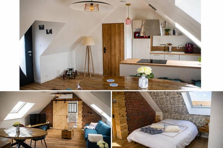 Gîte pour 4 personnes, avec Jacuzzi et Terrasse ainsi que Jardin et Sauna à Violaines