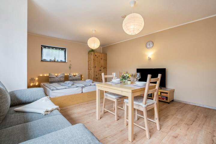 Studio für 4 Personen, mit Garten, kinderfreundlich im Erzgebirge - 3