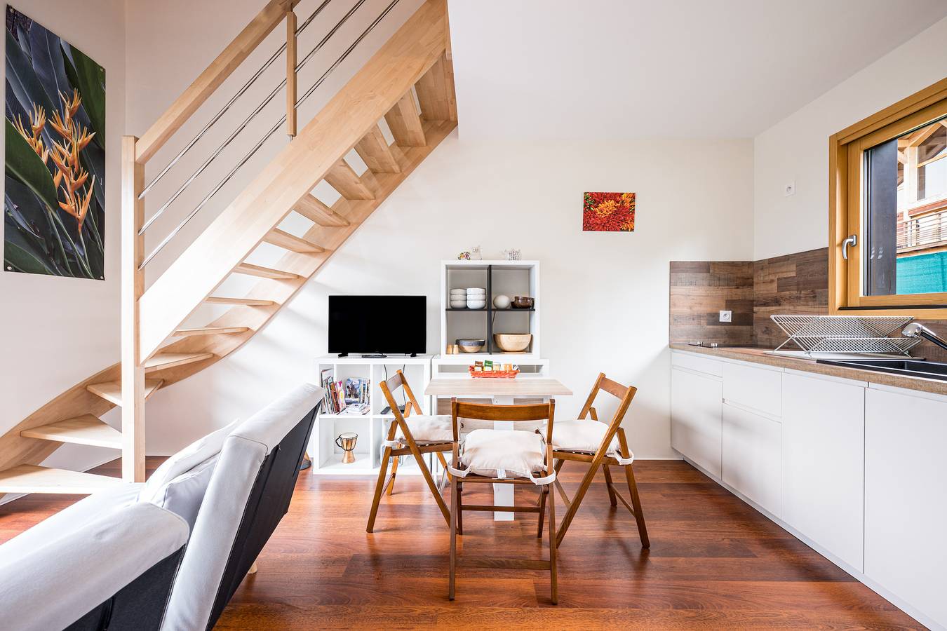 Entire apartment, Apartment 'La Côte D'Aime 44m2' with Mountain View, Shared Terrace and Wi-Fi in La Côte-d'Aime, Massif du Mont-Blanc
