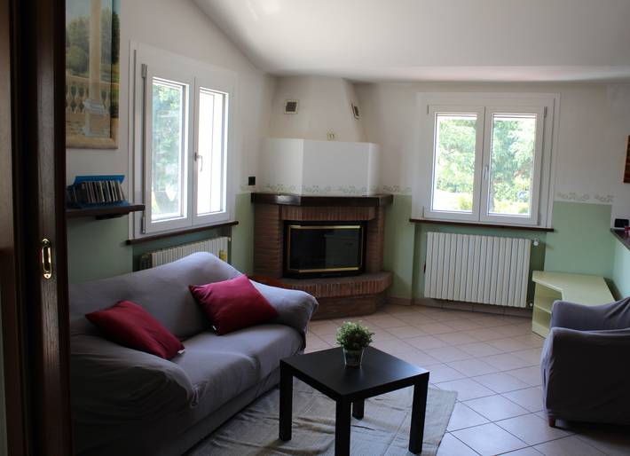 Ganze Wohnung, Ferienwohnung "Relax And Apartment" mit Bergblick, privater Terrasse und Wlan in Sant'Agata Feltria, Rimini Provinz