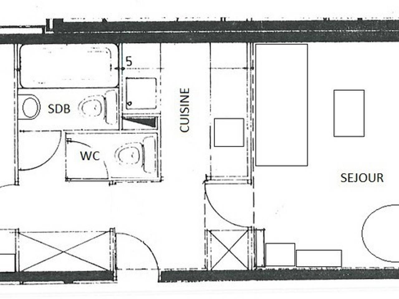 Entire apartment, Charming 2-room apartment at the foot of the slopes with balcony, for 4 people in Plagne Villages, La Plagne-Tarentaise