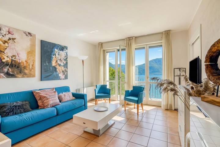 Ferienwohnung für 4 Personen, mit Seeblick und Balkon, kinderfreundlich in Gemeinde Porlezza - 2
