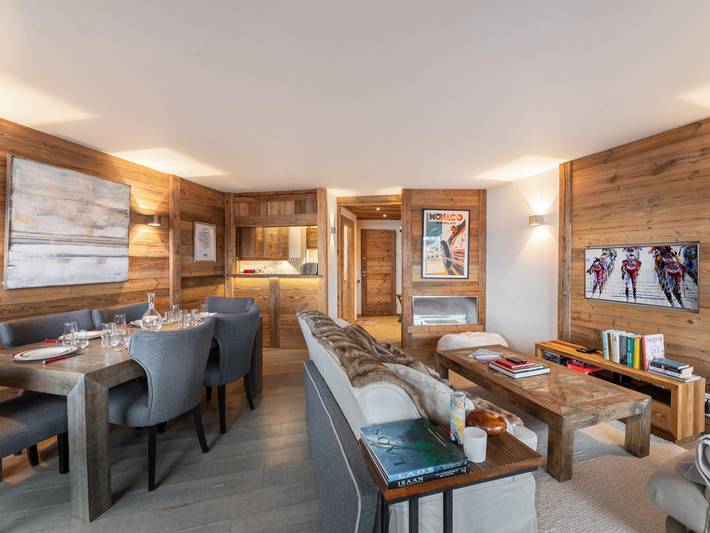 Apartamento entero, Apartamento familiar a pie de pistas con WiFi en Courchevel in Courchevel 1650 (Moriond), Saint-Bon-Tarentaise