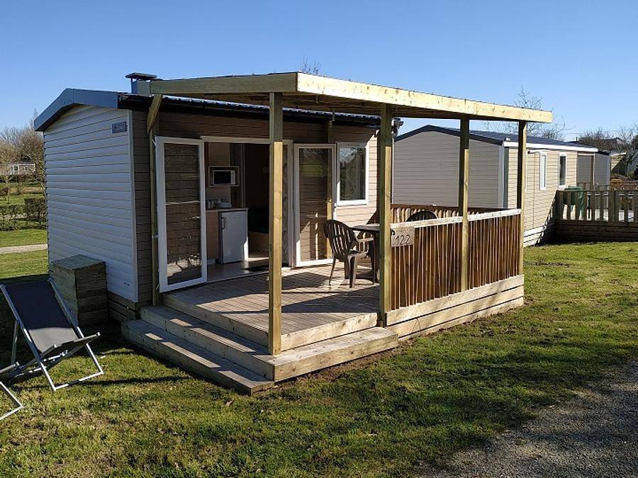 Camping L' Aiguille Creuse - Mobilheim 2 personen - Cahita Sûnelia Prestige 1 Zimmer in Les Loges, Le Havre und Umgebung