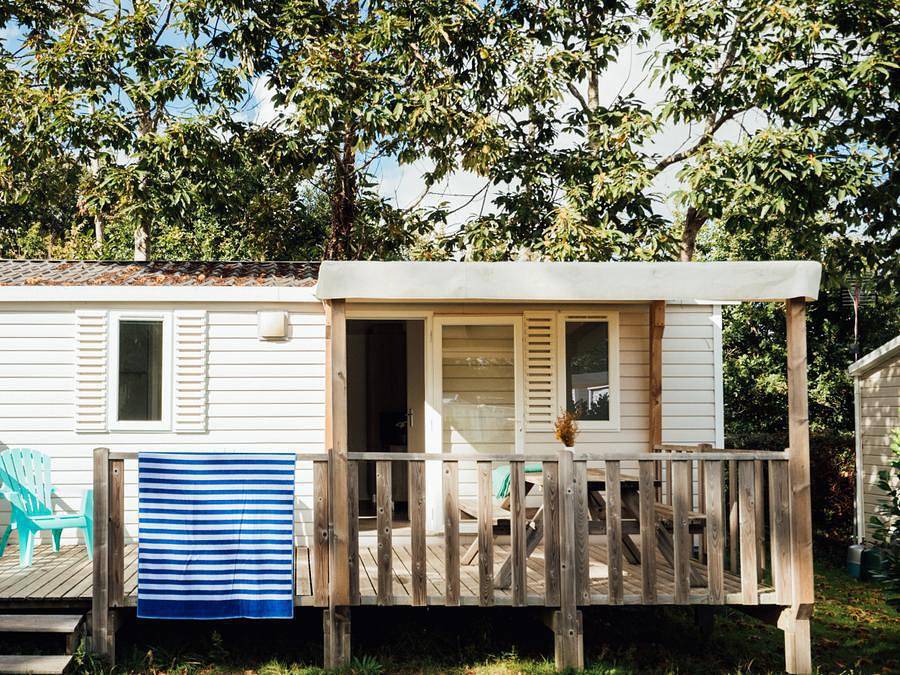 Camping Kerscolper  - Mobilheim 6 personen - 2 Zimmer 4/6 Plätze in Fouesnant, Quimper und Umgebung