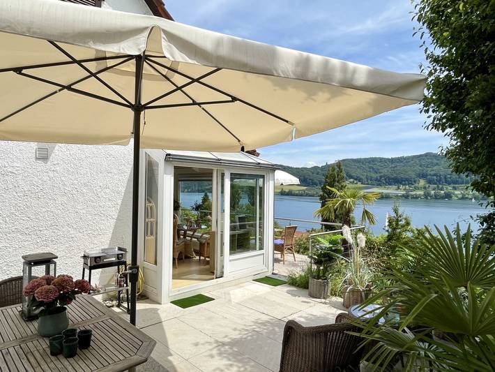 Seepanorama in Öhningen, Untersee
