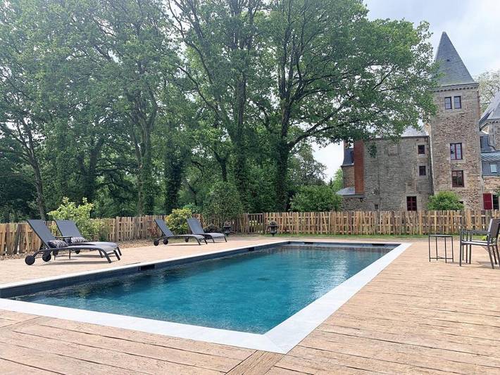 Hôtel pour 2 personnes, avec jardin ainsi que piscine et vue à Missillac - 3