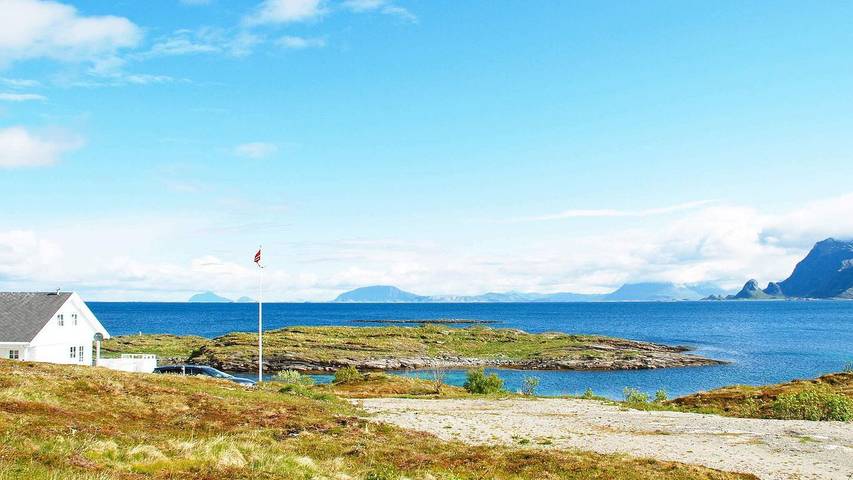 Ferienhaus für 6 Personen, mit Ausblick und Terrasse in Dønna