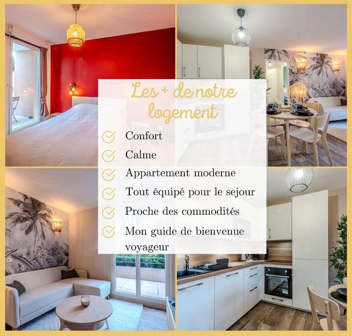 Gîte pour 4 personnes, avec balcon à Ville-la-Grand - 2