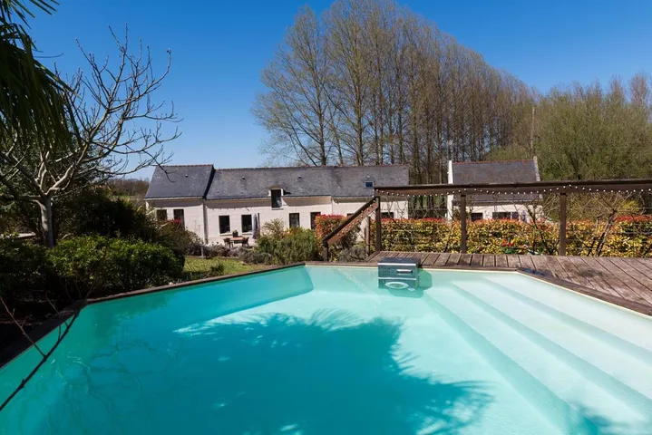 Maison de vacances pour 2 personnes, avec vue ainsi que piscine et jardin - 1