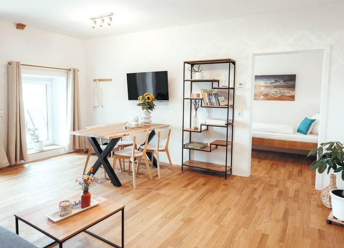 Ferienwohnung für 4 Personen, mit Garten und Ausblick sowie Terrasse in Hagermarsch - 2