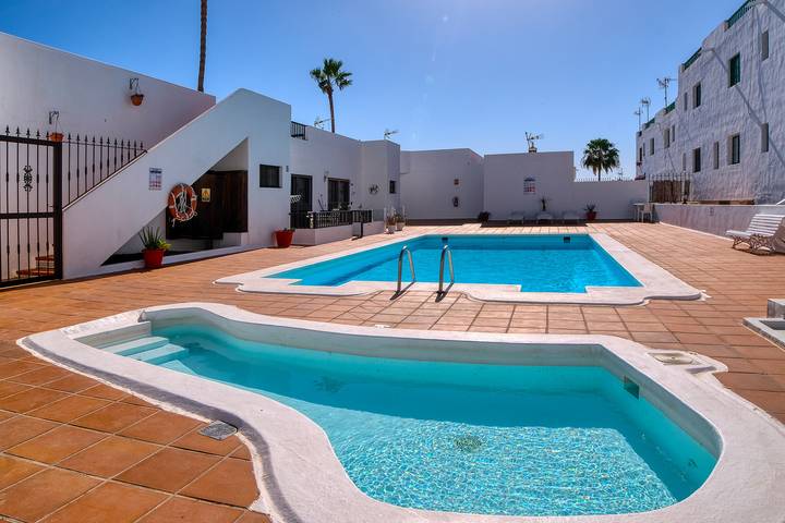Holiday home for 3 people, with Balcony and Terrace as well as Pool in Puerto del Carmen Old Town