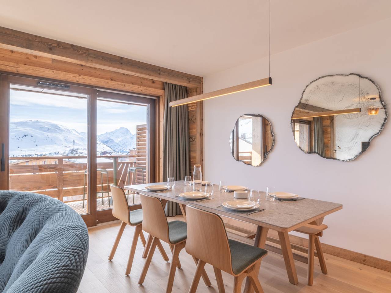 Appartement entier, Appartement élégant, 6 pers, aux pieds des pistes à Huez in Huez, Parc national des Écrins
