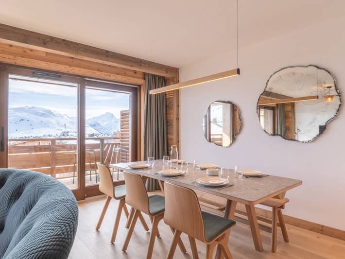 Appartement entier, Appartement élégant, 6 pers, aux pieds des pistes à Huez in Huez, Parc national des Écrins