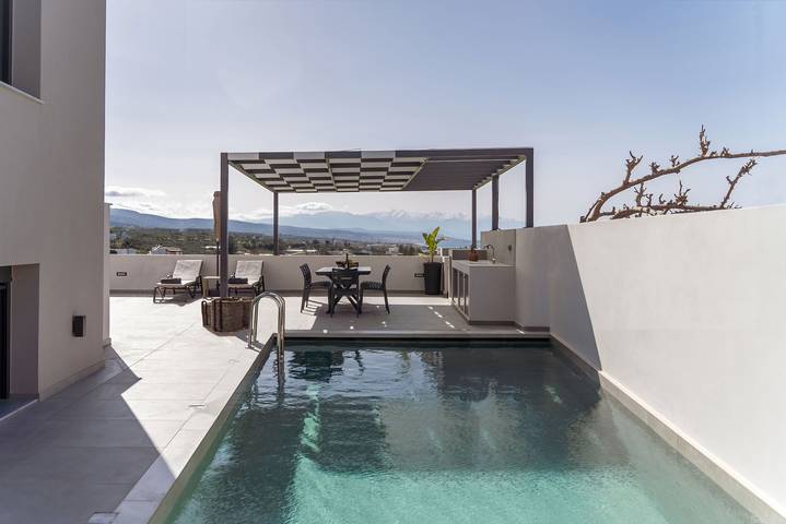 Villa für 11 Personen, mit Balkon und Garten sowie Sauna auf Kreta - 2