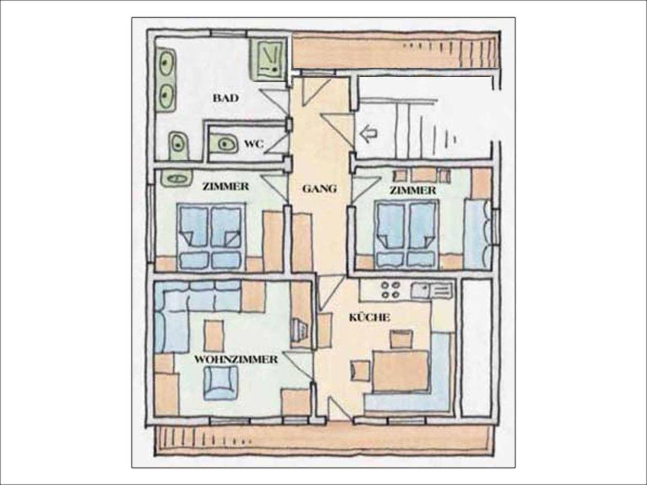 Ganze Wohnung, Haus Mittergries in Tuxer Alpen, Hintertux