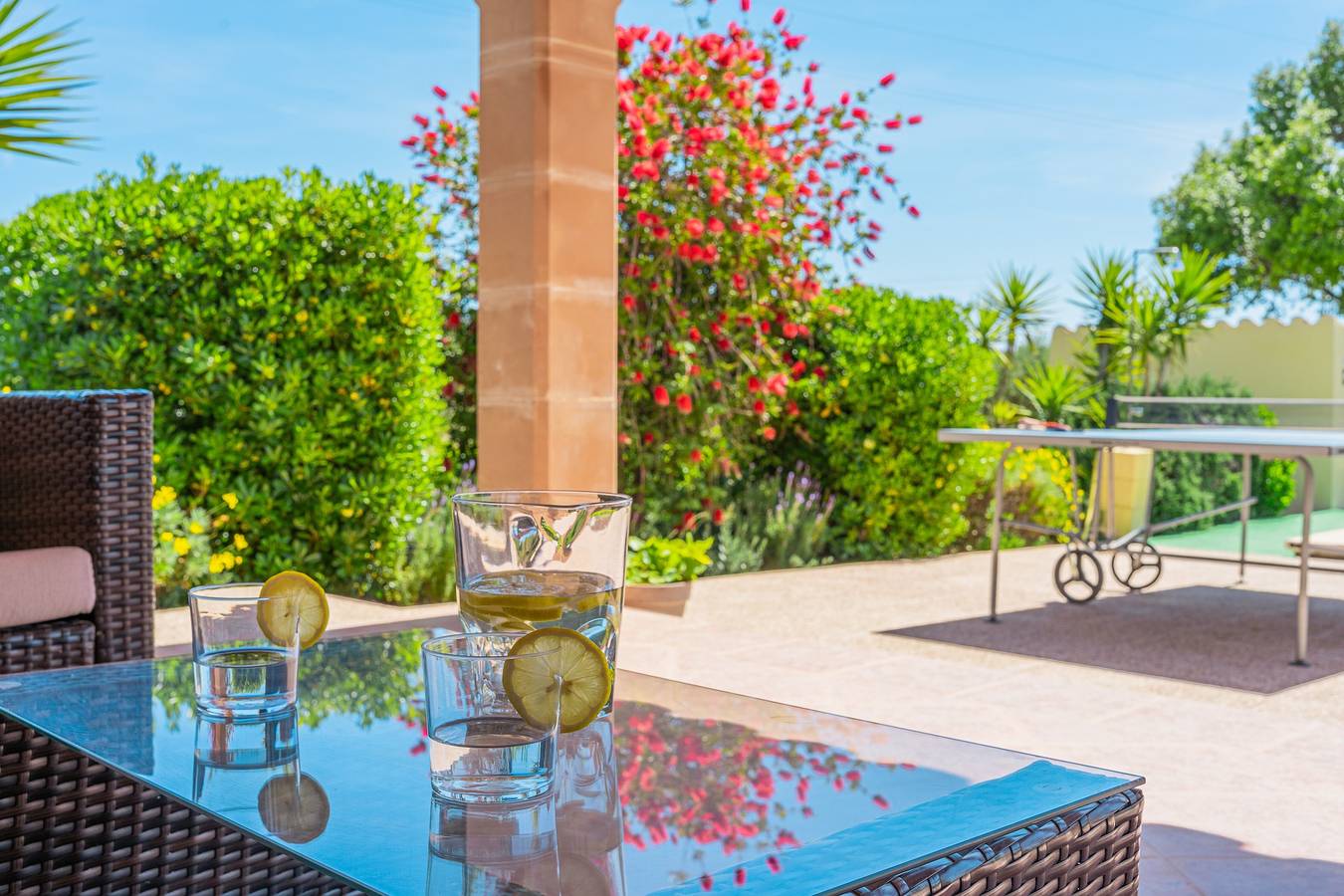 Traditionelle Villa mit privatem Pool, Wlan, Terrasse und Garten in Pollença, Mallorcas Küste