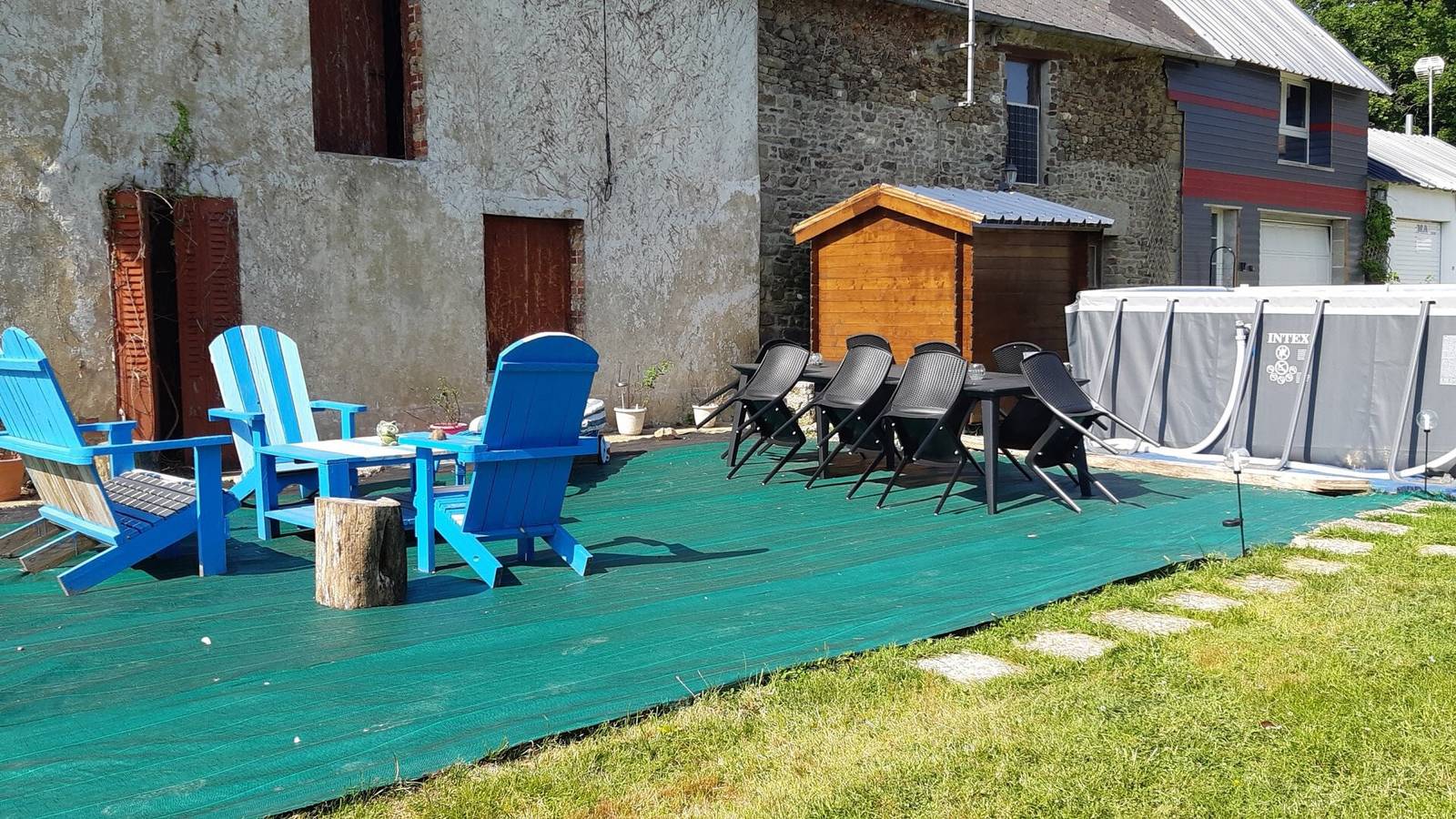 Gîte « Le Relais De Jehan » avec piscine privée, terrasse et jardin privatifs in Saint-Malo-des-Trois-Fontaines, Région de Vannes