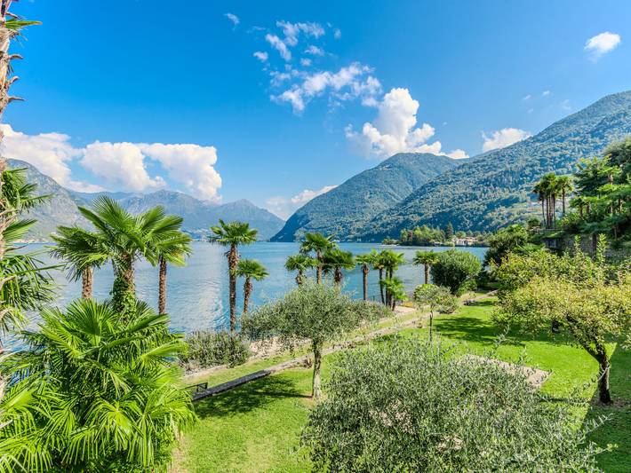 Ferienwohnung für 4 Personen, mit Seeblick und Garten sowie Balkon am Luganersee - 3