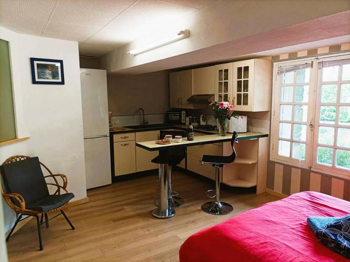 Gîte pour 2 personnes, avec terrasse et vue à Malestroit