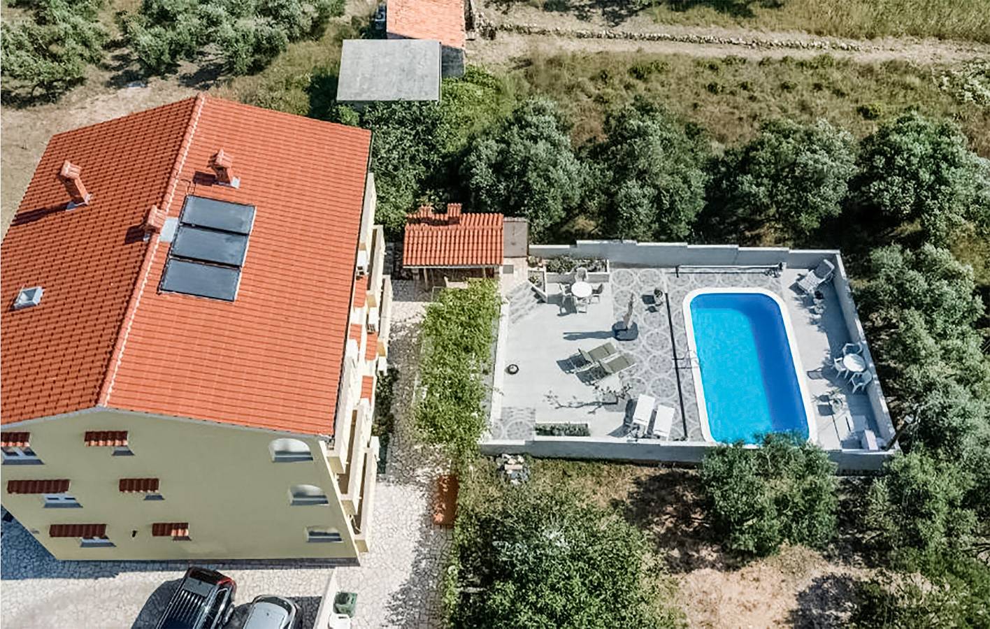 Ganze Ferienwohnung, Ferienwohnung für 4 Personen mit Pool in Barbat na Rabu, Rab