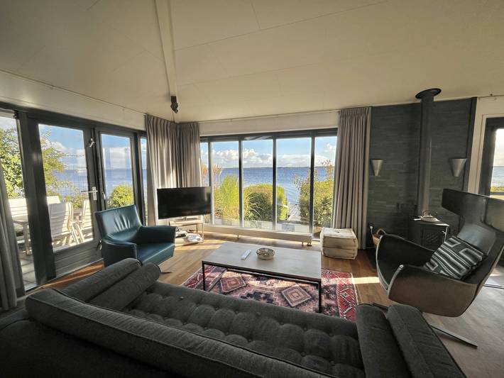 Ferienhaus für 6 Personen, mit Terrasse und Sauna sowie Garten und Seeblick in Anjum - 4