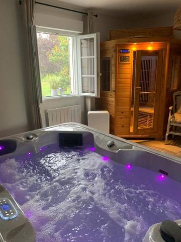 Chambre d’hôte pour 5 personnes, avec sauna et jacuzzi dans Bettencourt-Rivière